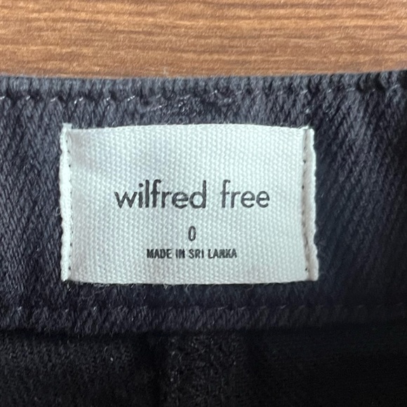 🖤 Wilfred Free Black Denim Trouser Pants 🖤 - Picture 4 of 8